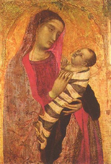 Ambrogio Lorenzetti Madonna oil painting image